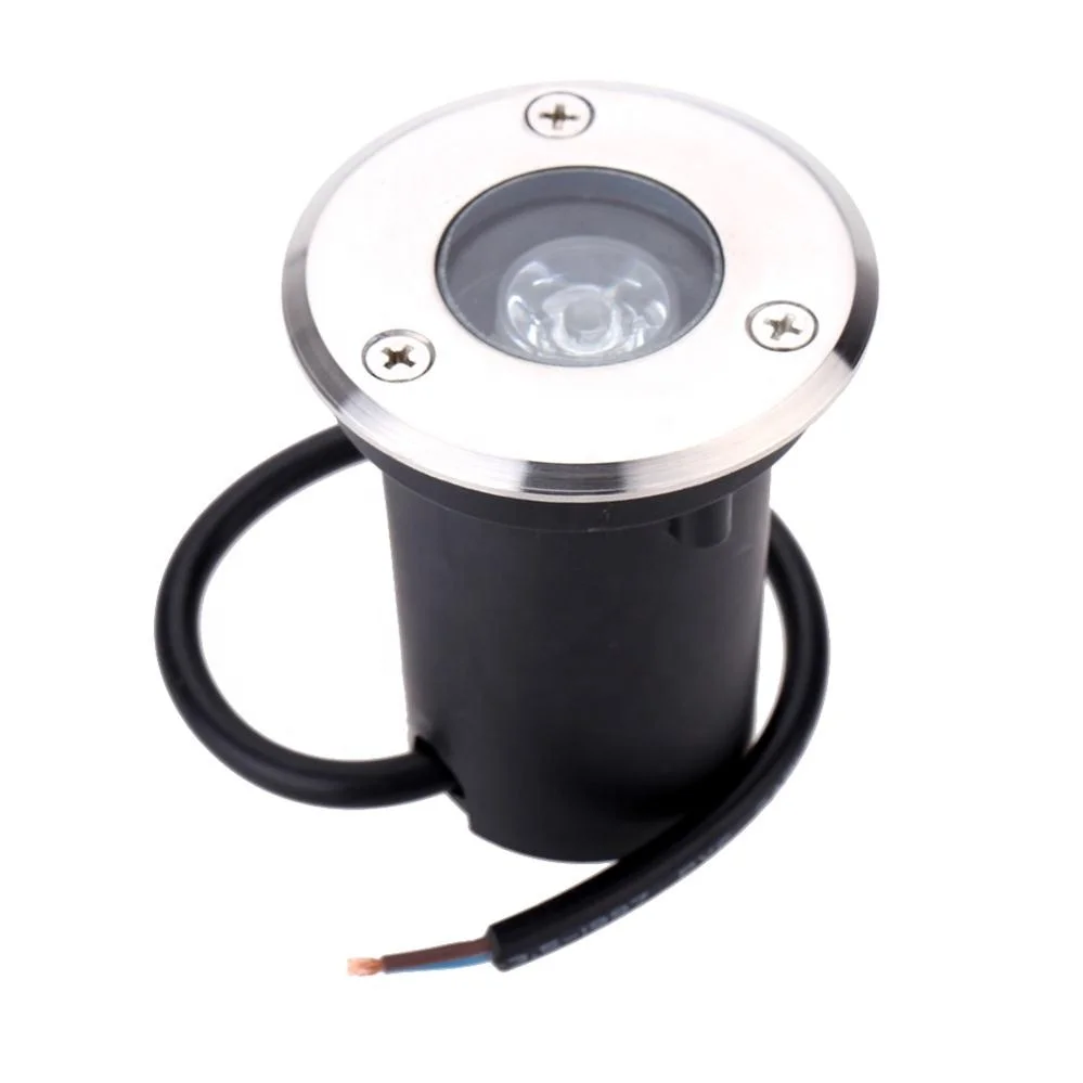 

IP68 Waterproof 1W 12V 24V 85-265VAC RGB White LED Underground Light for Garden Yard Path Outdoor Ground