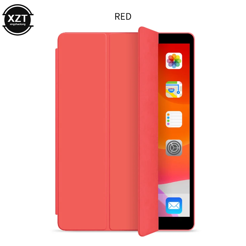 Nieuwe Smart Case Voor Ipad 10.2 Inch 2019 7th Gen Auto Sleep/Wake Lichtgewicht Stand Siliconen Case Voor Ipad 10.2-Inch