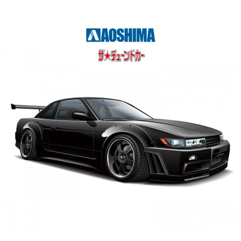 1/24 AOSHIMA plastic assembly car model toy NISSAN RASTY PS13 Silvia 1991 adult collection DIY assembly kit #05947