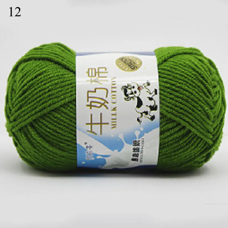 50 Grams/Ball High Quality Crochet Cotton yarn For knitting Bargain Cotton Baby Milk Thread Worsted Handmade Wool Line Cheap