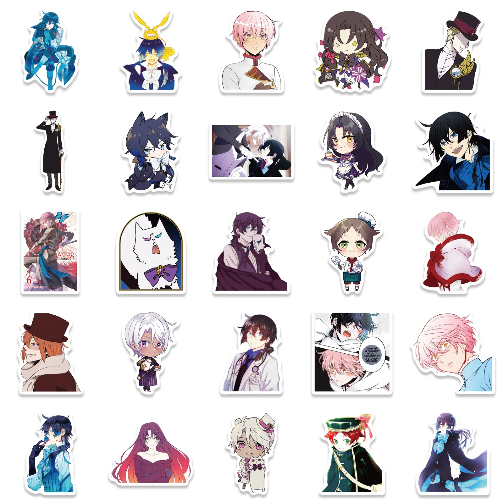 10 / 30 / 50pcs Anime Vanitas Graffiti Sticker DIY Suitcase Laptop Skateboard Car Motorcycle Star Cartoon Sticker Wholesale