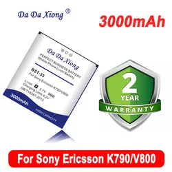 3000mAh BST-33 BST33 For Sony Ericsson G900 M600 W880 P990 K550C W395c K800 U10I W610 W660 V800 C702 C901 Phone Battery