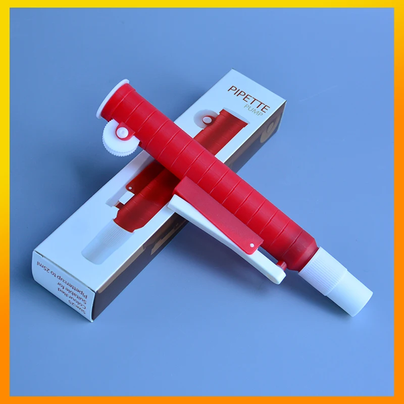 Pipette Aid Fast Release Pipette Pump Manual Pipettor Pump Use With Graduated Transfer Pipette VOL.2 ml/10ml/25ml