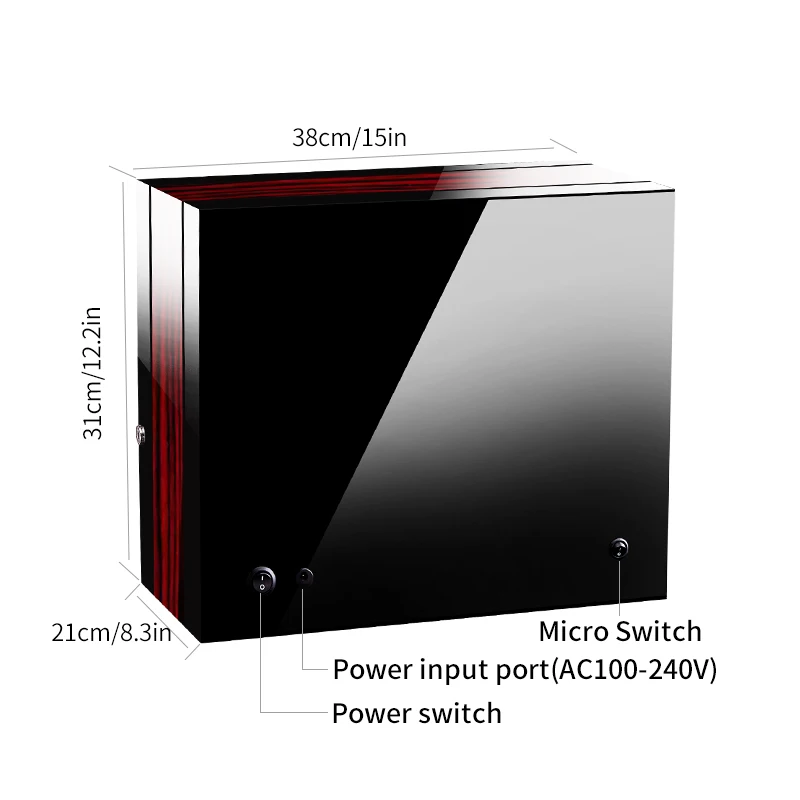 Imagem -04 - Caixa de Enrolador Relógio Automático Titular Caixa de Madeira com Mabuchi Motor Lcd Toque Remontoirs de Montres Relógio Mecânico Caixa de Armazenamento