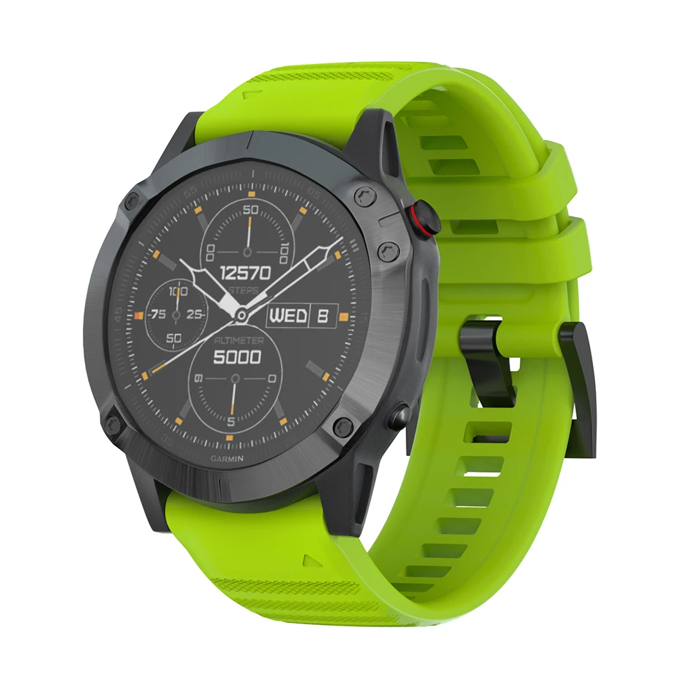 Silikonowy pasek 22 mm 26 mm do zegarka Garmin Fenix 8 7 7X 6 6X Pro 5 5X Plus Wymienny pasek do zegarka Garmin EPIX/Enduro 3