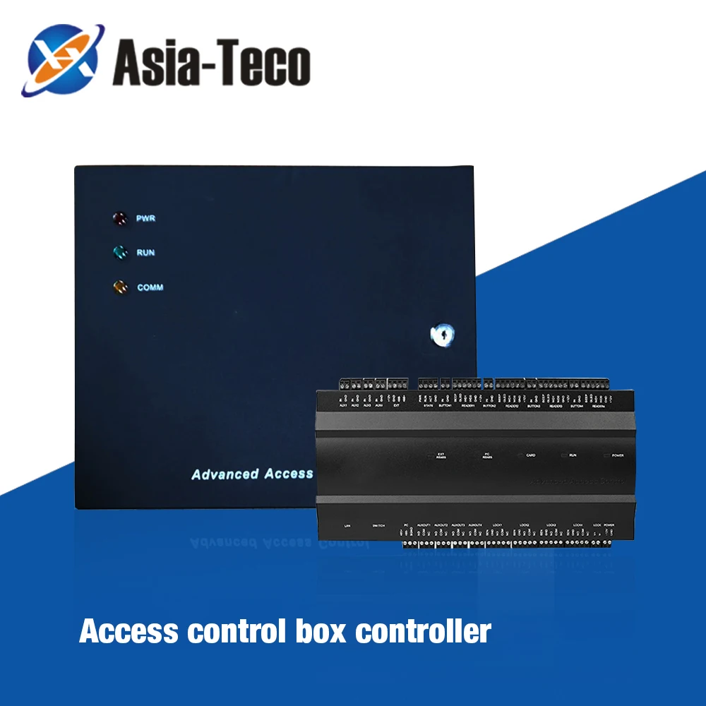 

Tcp/Ip Access Control Board 1 2 4 door Security Access Controller with Back Up battery Function 5A Power Box