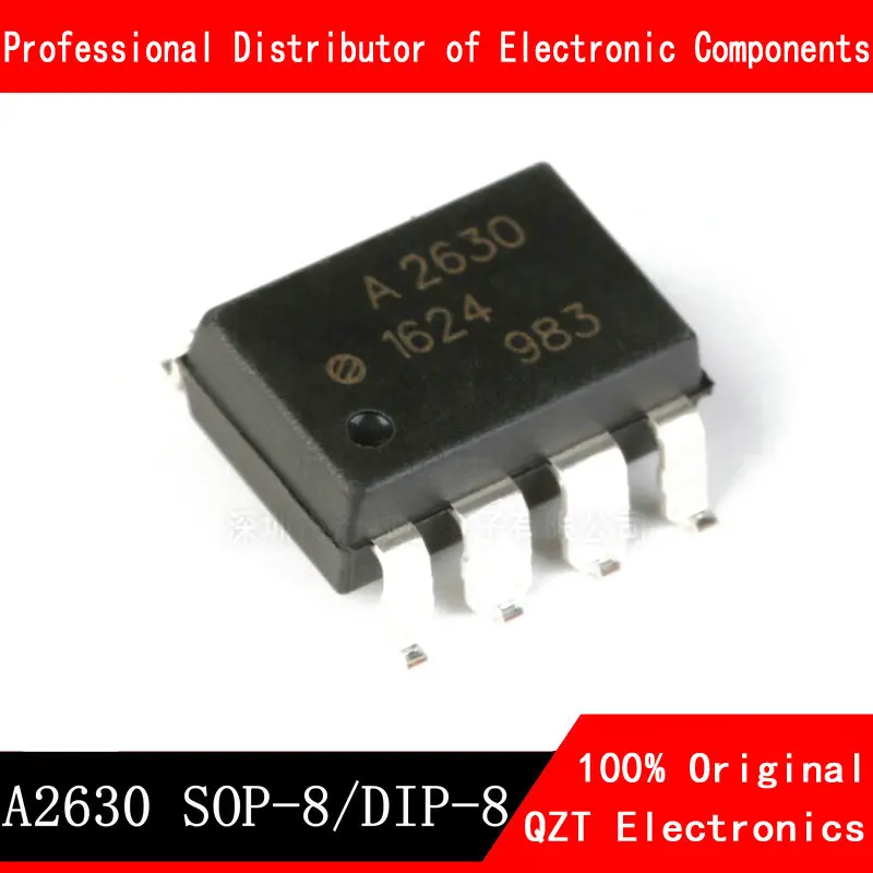 

10pcs/lot HCPL2630 DIP-8 HCPL-2630 SOP-8 2630 A2630 SOP8 DIP8 new original In Stock