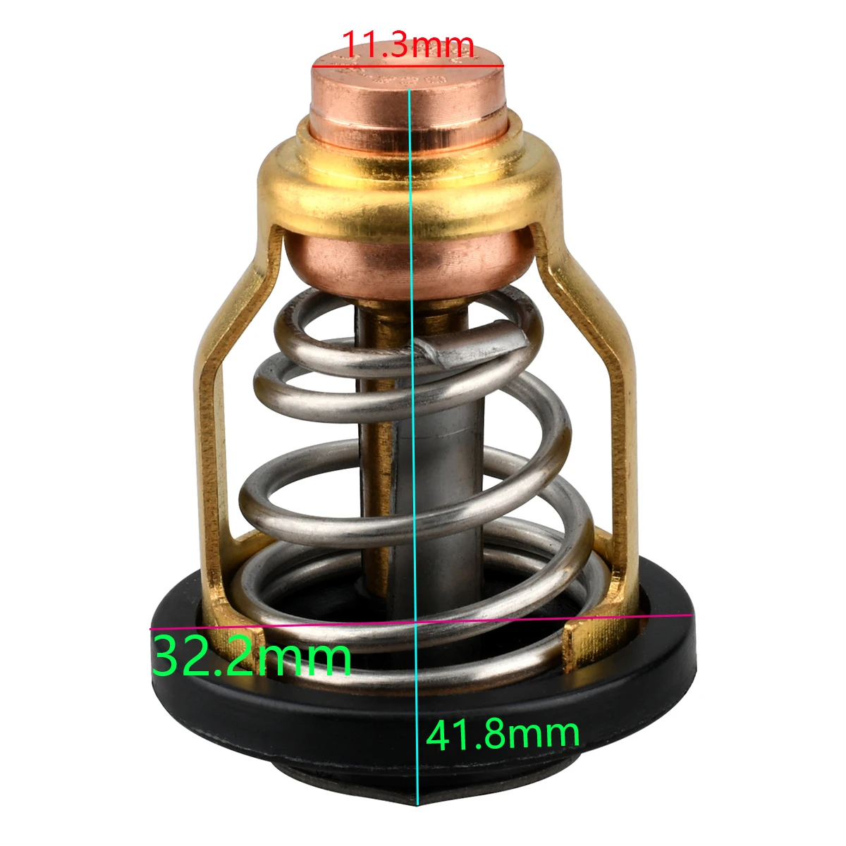 Boat Engine Thermostat 60℃ 140℉ 6CE-12411-00 For Yamaha Outboard Motor F225 F250 4.2L V6 6CE-12411 6CE-12411-00-00 replaces