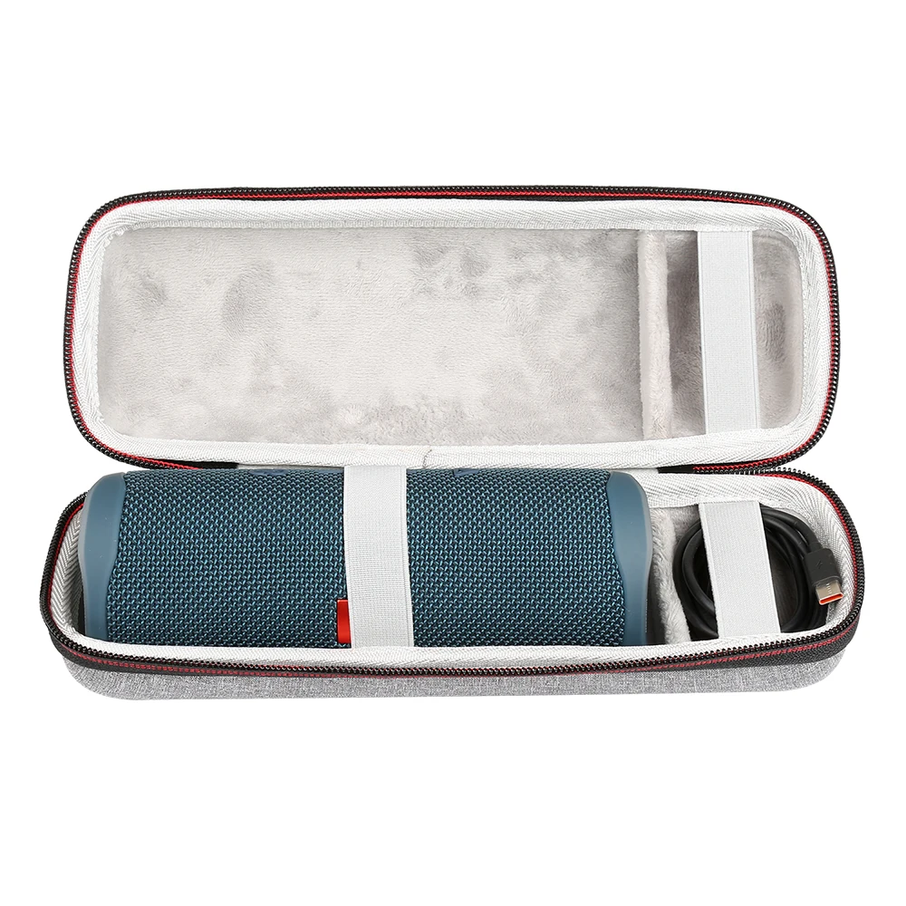 Estojo de armazenamento portátil de viagem, capa rígida EVA Protect para JBL Flip 5 Speaker, bolsa com zíper, 2021