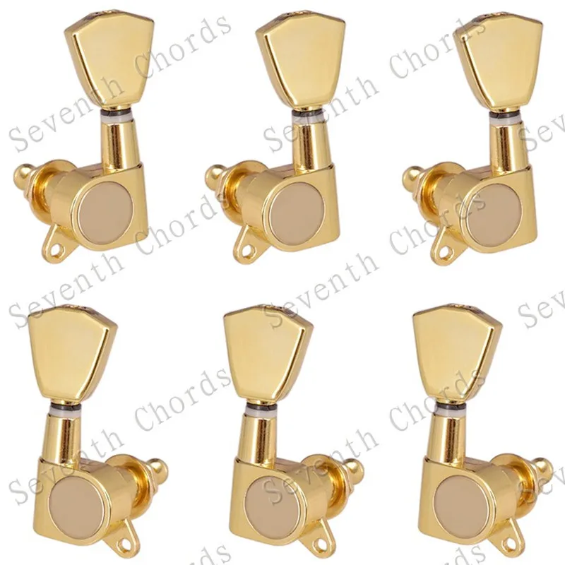 3R3L 6R 6L Colour Gold Electric Guitar Strings Button Tuning Pegs Keys Tuner Musical Instrument Accessories Parts - Image 2
