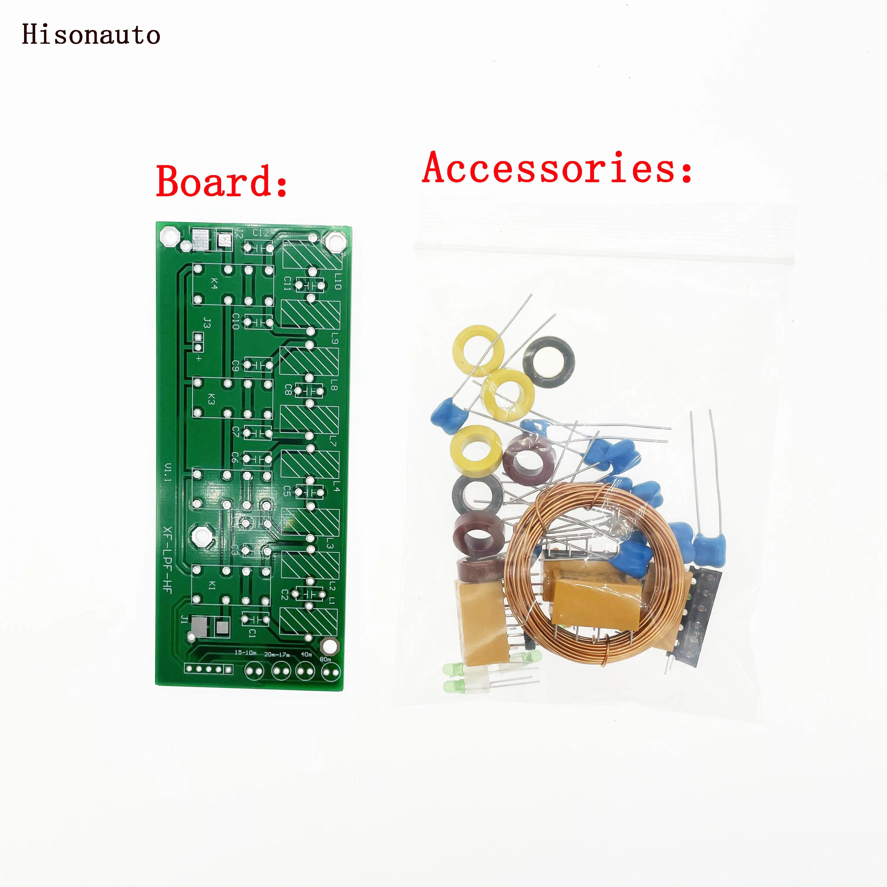 Imagem -03 - Xf-lpf-hf Kit Filtro Filtro de Ondas Curtas Filtro de Passagem Baixa 3.5mhz30mhz