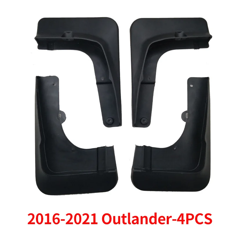 Car Mud Flaps For Mitsubishi Outlander 2009-2021 Mudguards Splash Guards Fender Mudflaps Accessories Dust-proof Wheel 4PCS