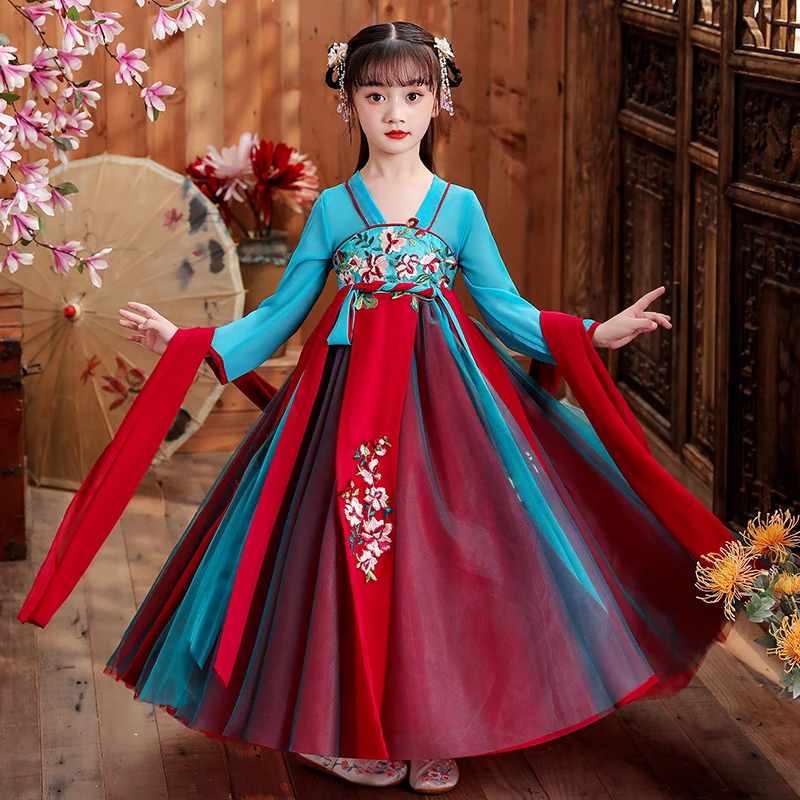 chinese-girls-embroider-traditional-hanfu-ancient-perform-dresses-kids-birthday-party-formal-gowns-photography-new-year-dress