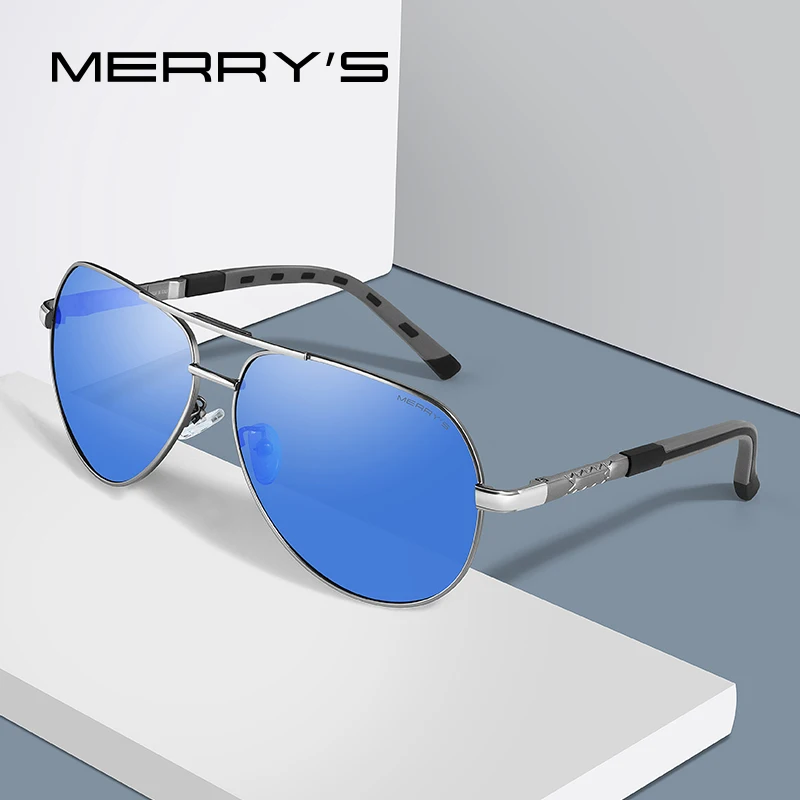 MERRYS DESIGN Men Classic Aluminum HD Polarized Pilot Sunglasses Aviation Frame For Driving UV400 Protection S8725