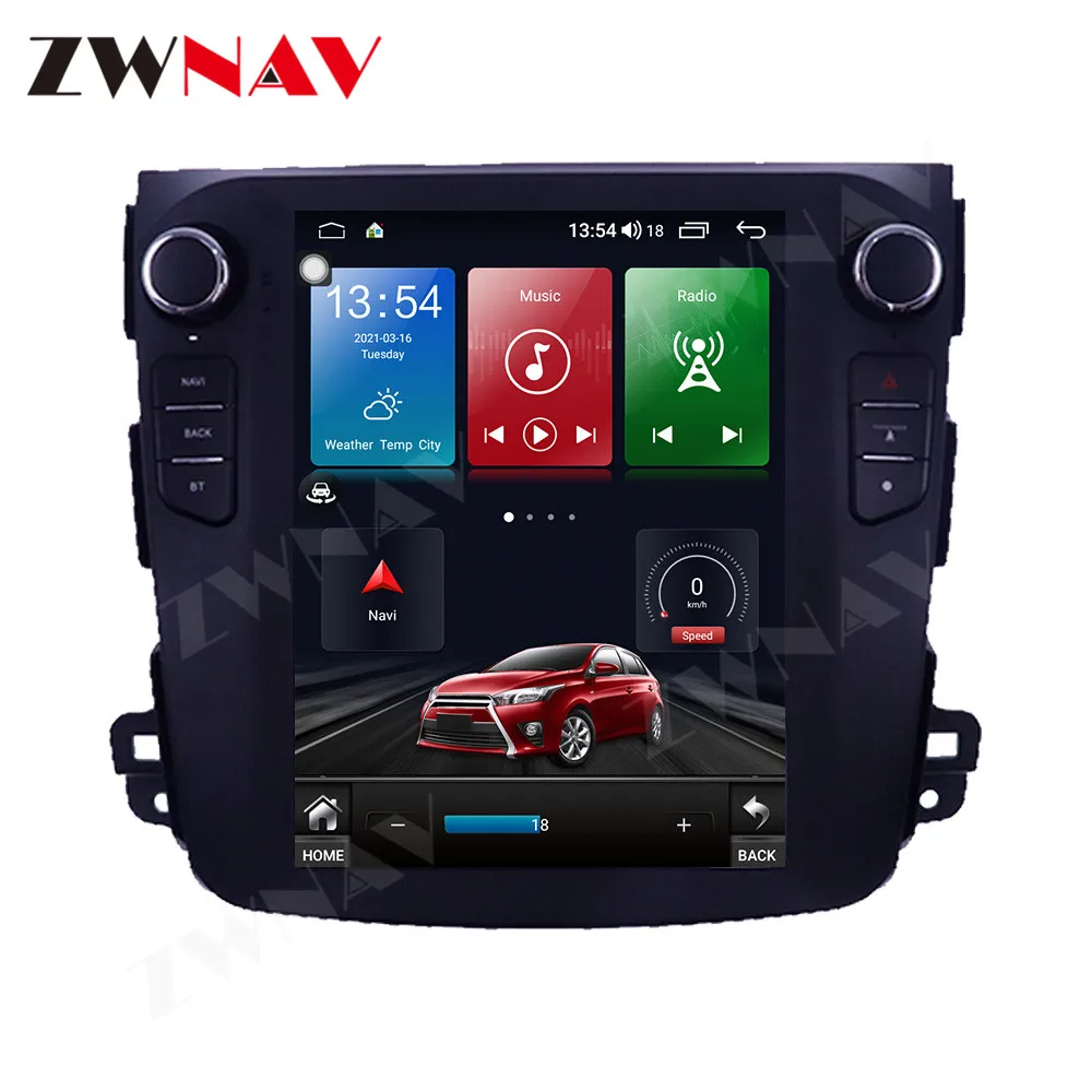 For Mitsubishi Outlander 2008 Android 10.0 6G 128G Car GPS Navigation Multimedia Player Car Radio Player Head Unit Player
