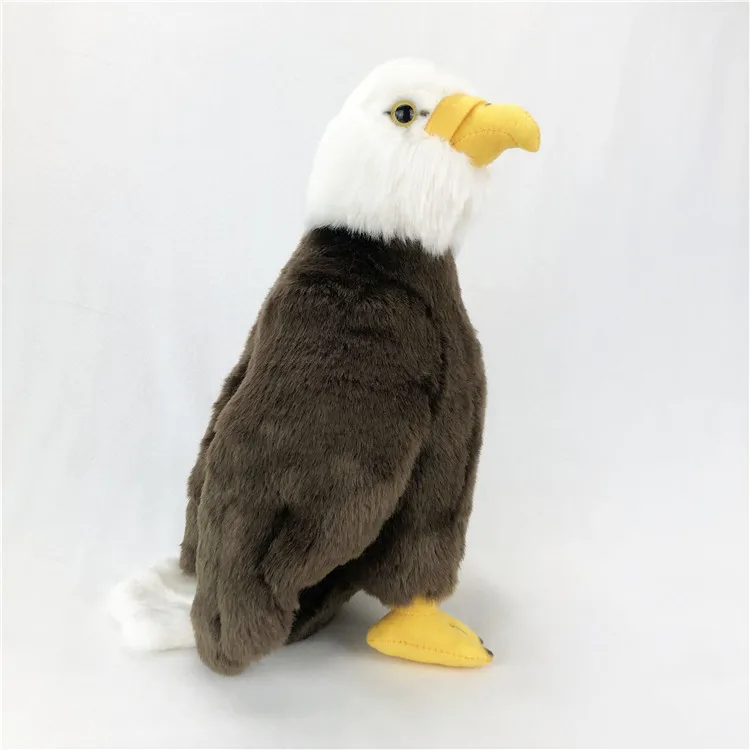 

new toy simulation bald eagle plush toy about 31cm soft doll kids toy home decoration Christmas gift h1339