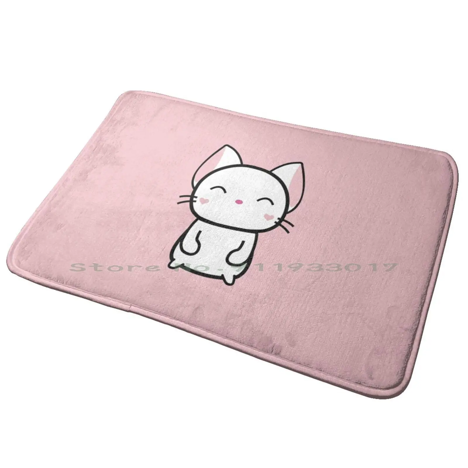 Douxmida-Happy-Pink Entrance Door Mat Bath Mat Rug Gr Gr Gazoo Racing Gazoo Racing Yaris Gazoo Racing Gazoo Racing Jdm