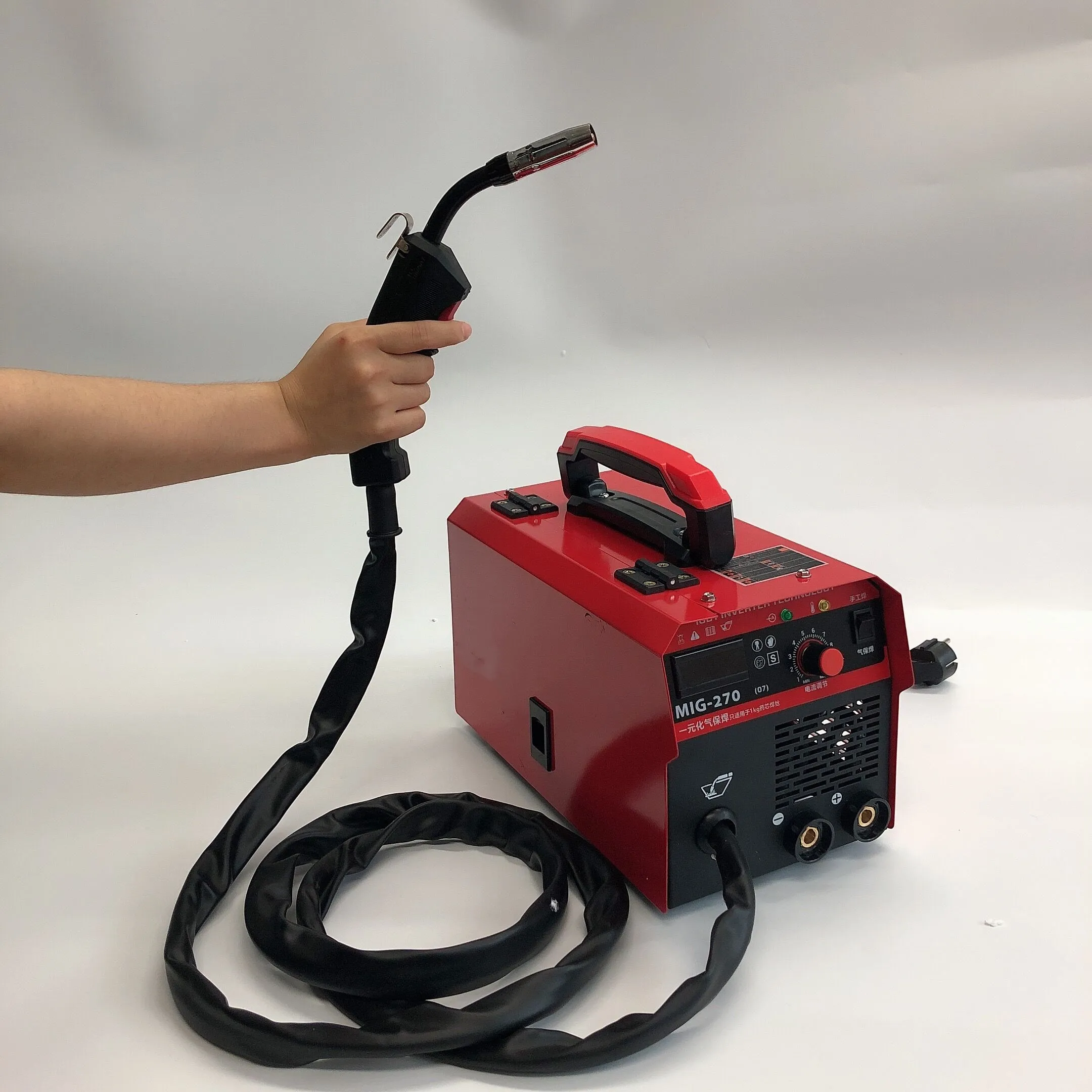 Mini gas shielded welding machine / electric welding machine two in one small dual-purpose welding machine 220V home