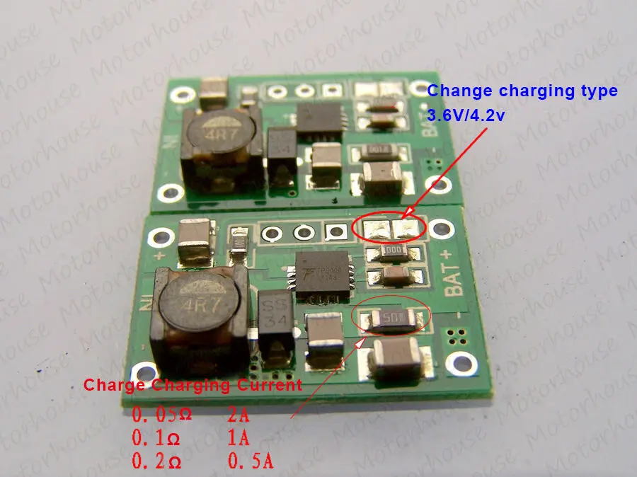 TP5000 3.6v/4.2v 2A Charger Module 3.7v Lithium 3.2v LiFePO4 Battery Charging