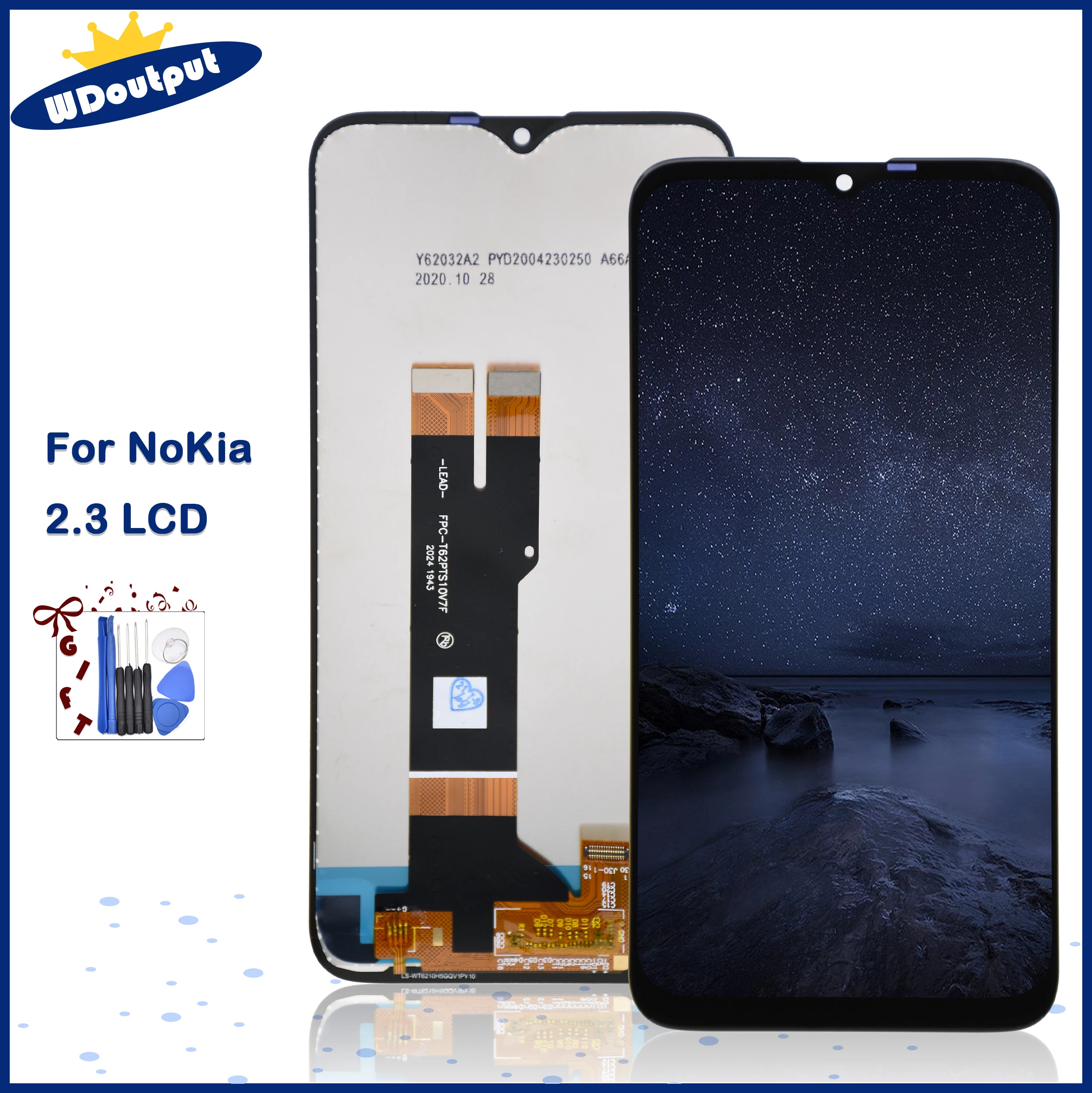 

6.2"For Nokia 2.3 LCD Display Touch Screen Digitizer Assembly Replacment For Nokia 2.3 TA-1206 LCD TA-1211 TA-1214 TA-1209 LCD