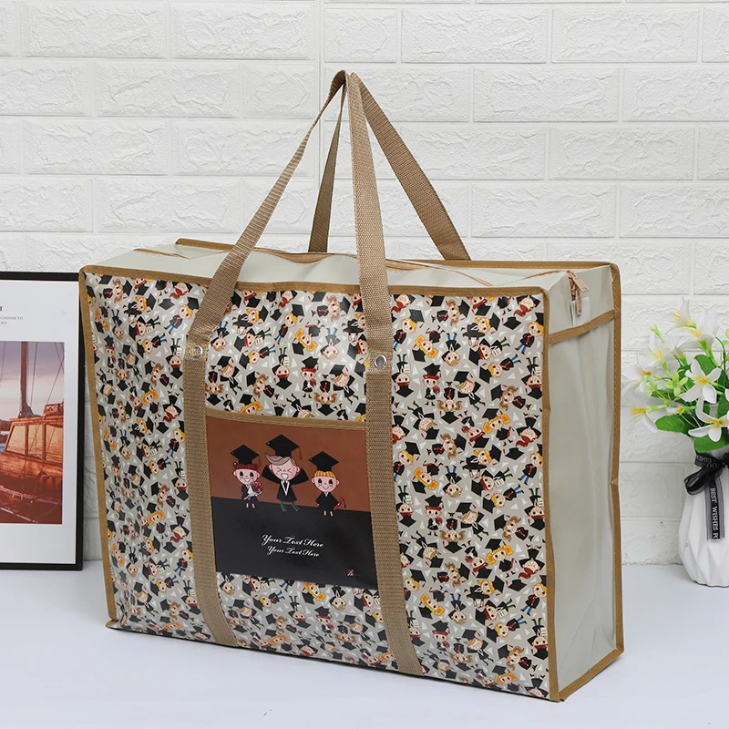 Verdicken Quilt Organizer Lagerung Tasche Gepäck Taschen Tragbare Einkaufen Reisen Feuchtigkeit Beweis Paket Kleidung Studenten – Detail 5
