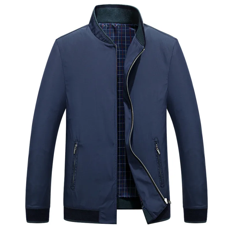 

Turn-down Collar Solid color Male Slim Fit Overcoat Men Casual Windproof Long Sleeve Jacket Coat