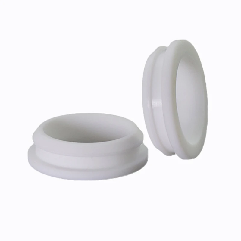 2-10 Buah Colokan Grommet Karet Silikon Bung dengan Koil Sambungan Snap-On Kabel Lubang Bundar Pelindung Bush 4.5-30Mm