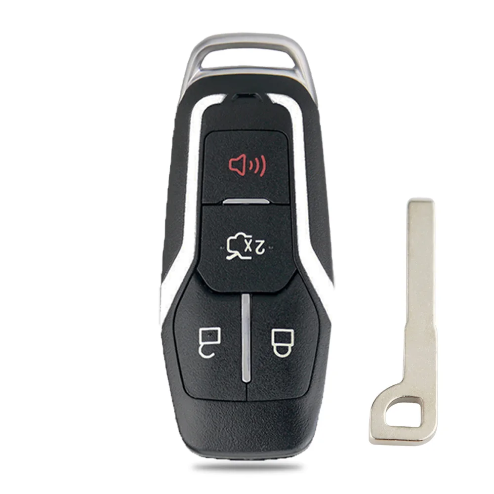 YIQIXIN 3/4/5 Buttons Remote Smart Car Key Shell For Ford Fusion Explorer Edge Mustang Mondeo Kuka 2013-2017 M3N-A2C31243300 Fob