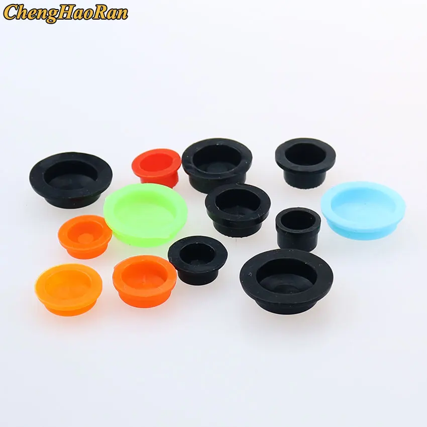 1x10/11/12/14.5/15/16 mm LED Flashlight middle side/tail click Switch Cap tailcap Soft Silicone boot protective button tail cap