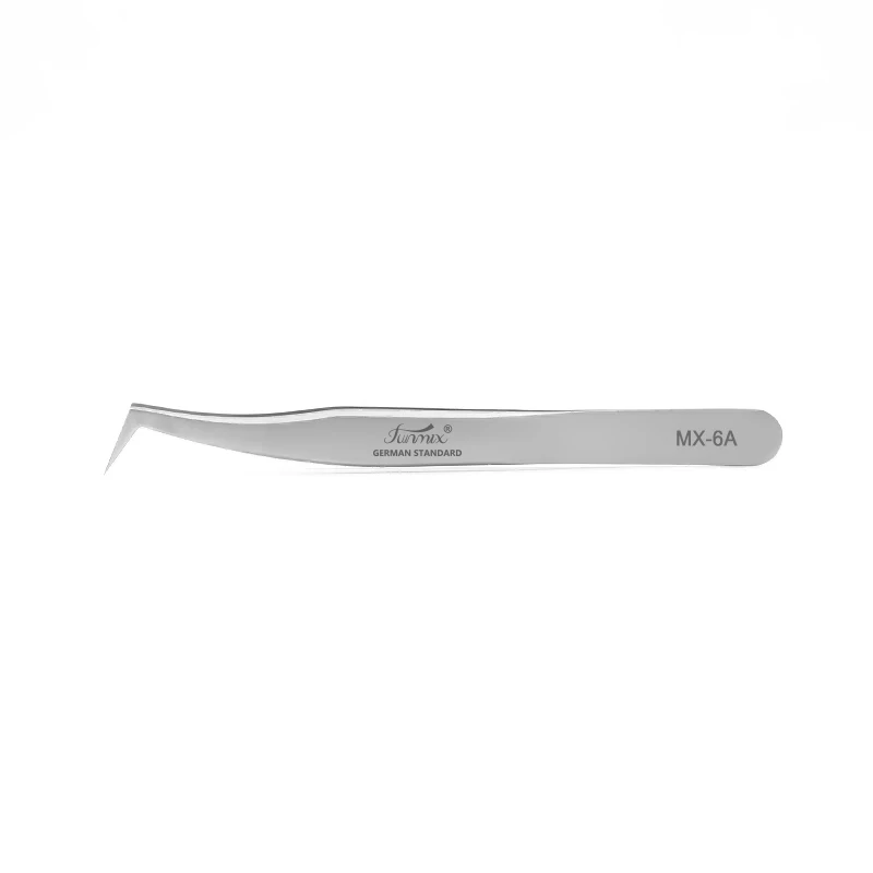 Funmix neue Wimpern verlängerung pinzette hochpräzise super feine Spitze anti statische Edelstahl esd Pinzette Make-up-Tool – Detail 4