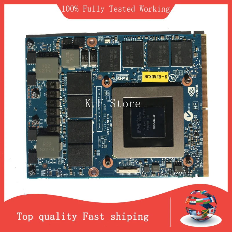 GTX880M GTX 880M GDDR5 8GB N15E-GX-A2 Graphics Video Card For DELL M17X R4 R5 M18X R2 R3 Laptop JH9PP 0JH9PP 100% Work