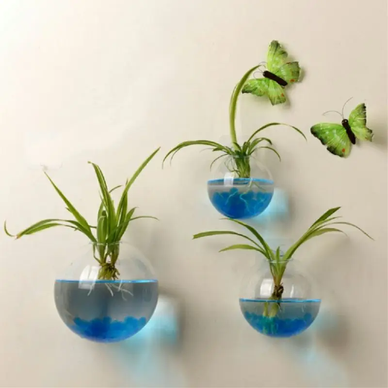 New Hanging Flower Pot Glass Ball Vase Terrarium Wall Fish Tank Aquarium Container Nordic Decoration Home Decor