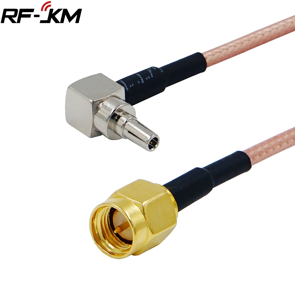 SMA Male brooches plugs connector to crc9 adapter pigtail RG316 cable For  PCI wifi router 3G Modem