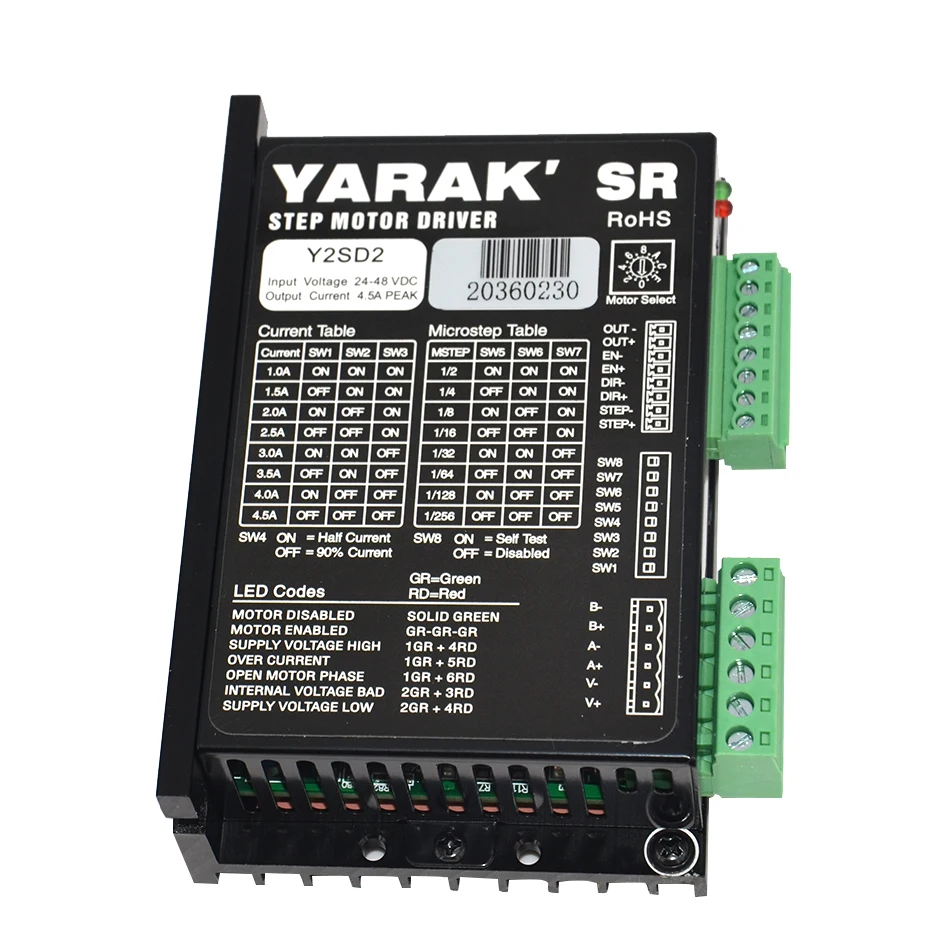 Y2SD2 Stepper Motor Driver Control Signal 5-24V DC Two-phase Controller