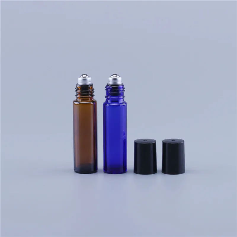 600pcs Portable Roller Glass Bottle 10ml ball-filling bottle, essential oil ball-bottle, glass essential oil bottle-filling