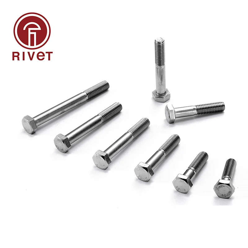 

DIN931 304 (A2-70) M6 M8 M10 M12 Hexagon Screws Outer Hex Half Tooth Machine Teeth Screw Mechanical Bolts Stainless Steel Bolt