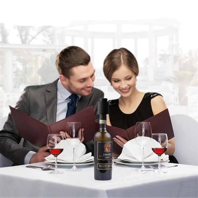 ใหม่ไวน์ Corkscrew Stopper ไวน์สูญญากาศไฟฟ้าวงกลม Joy Wine Corks โลหะไฟฟ้า Corkscrew อุปกรณ์ครัว