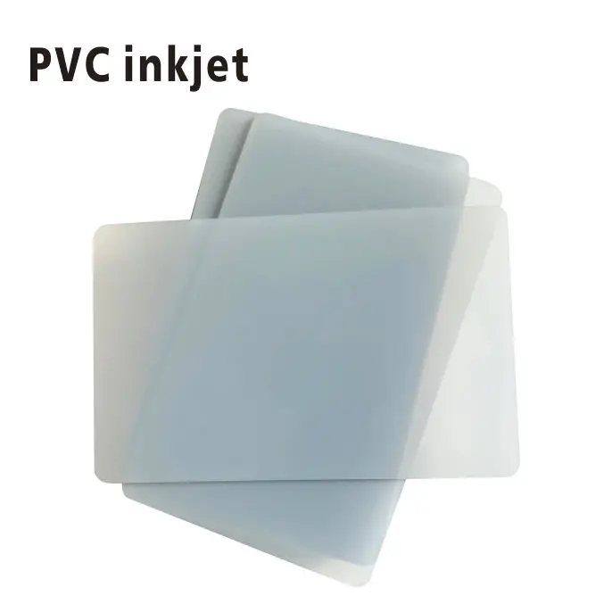 10pcs Printable Inkjet Transparent Blank Pvc Membership ID Business Card 86*54mm for Epson or Canon Printers