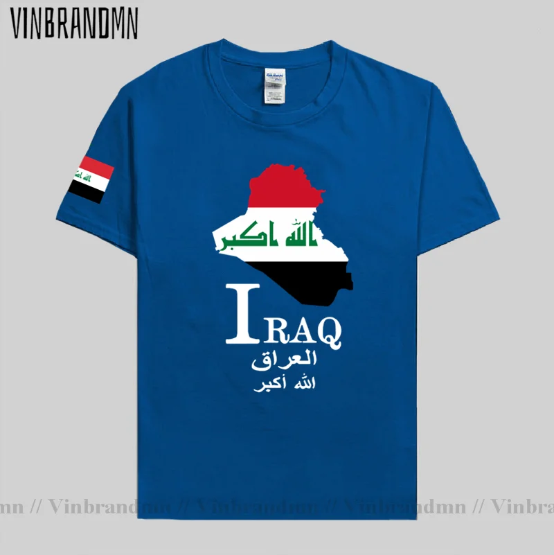 Republic of Iraq Iraqi IRQ Baghdad mens t shirt new Tops t-shirt Short sleeve clothes sweatshirt national team summer Fashion 50