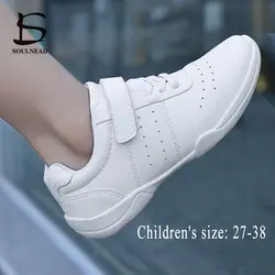 Children Sneakers Competitive Aerobics Shoes Kids Dance Shoe Women Fitness Sports Shoes Girls Jazz Modern Square Shoe Size 27-38