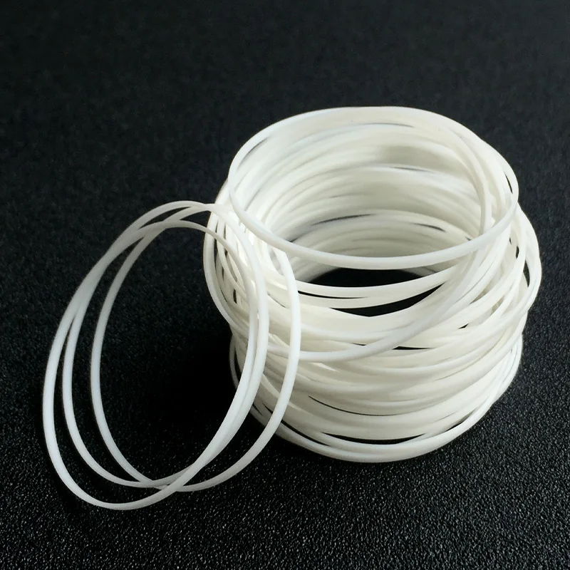 White Gasket 0.5mm Thick 1.2mm High 25-34.5mm I Ring Fits Front Watch Crystal Glass Repair Parts Watches Accessories，1pcs