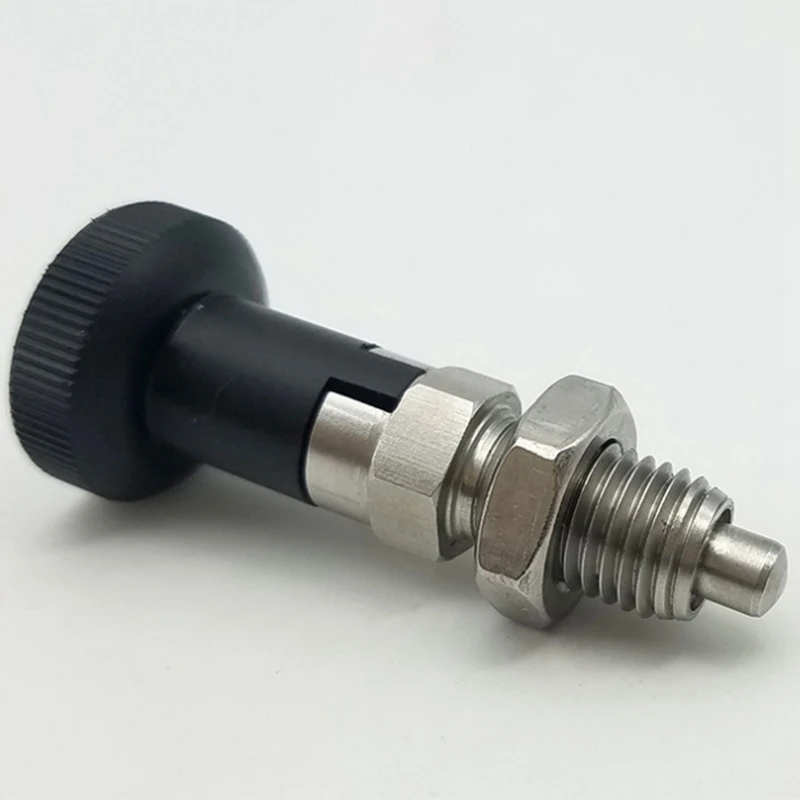 SHGO HOT-M10 Stainless Steel Self Locking Index Plunger Pin With Self Locking Function For Dividing Head For Sophisticated Posit