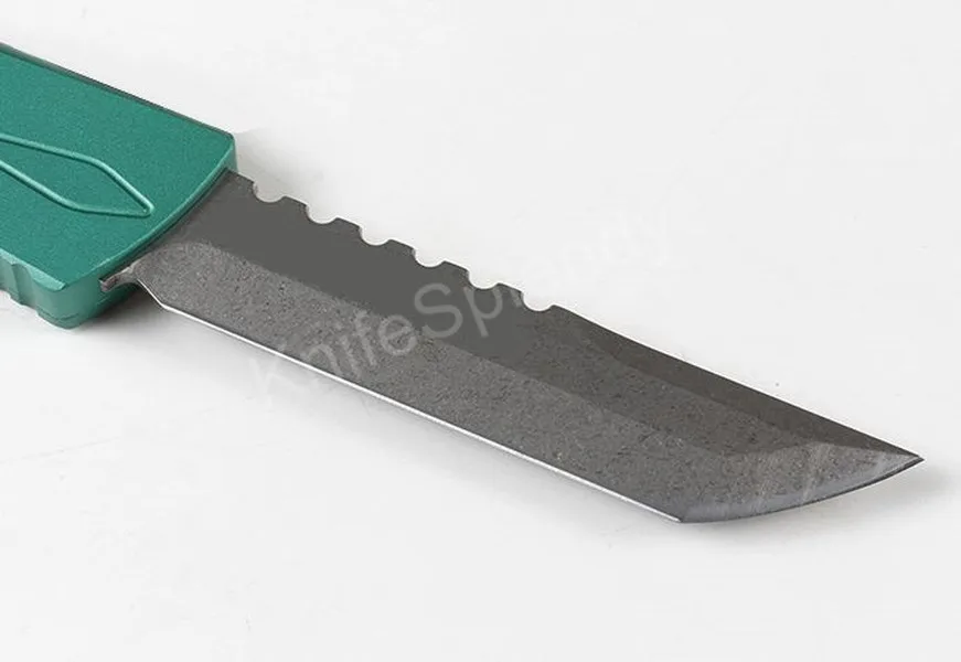 Cuchillo de hoja fija plegable táctico JEDI, herramienta de supervivencia EDC, A10 Troon CNC 7CR17, doble acción