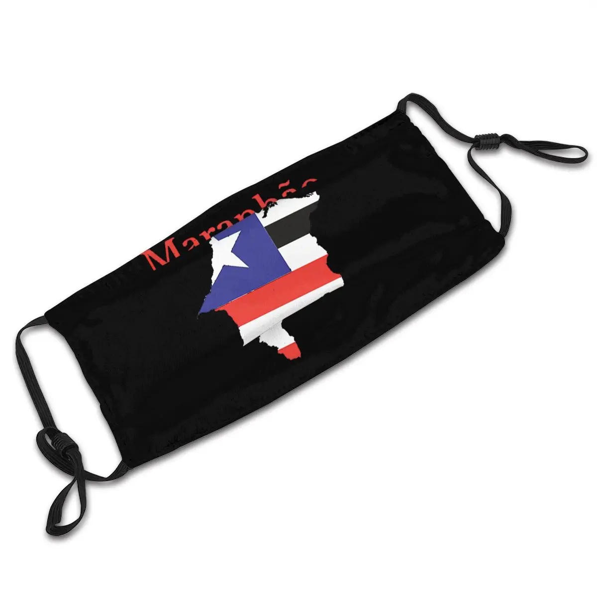 Maranhao State Map Flag Brazil R282 Humor Graphic R282 Activated Carbon Filter Mask