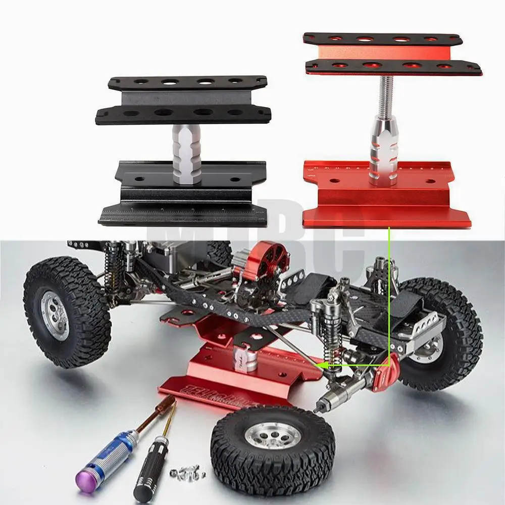 

RC Cars Tool Heightening Work Stand Assembly Platform 360 Degree Rotate Repair Station 1/10 1/8 Buggy Crawler Car