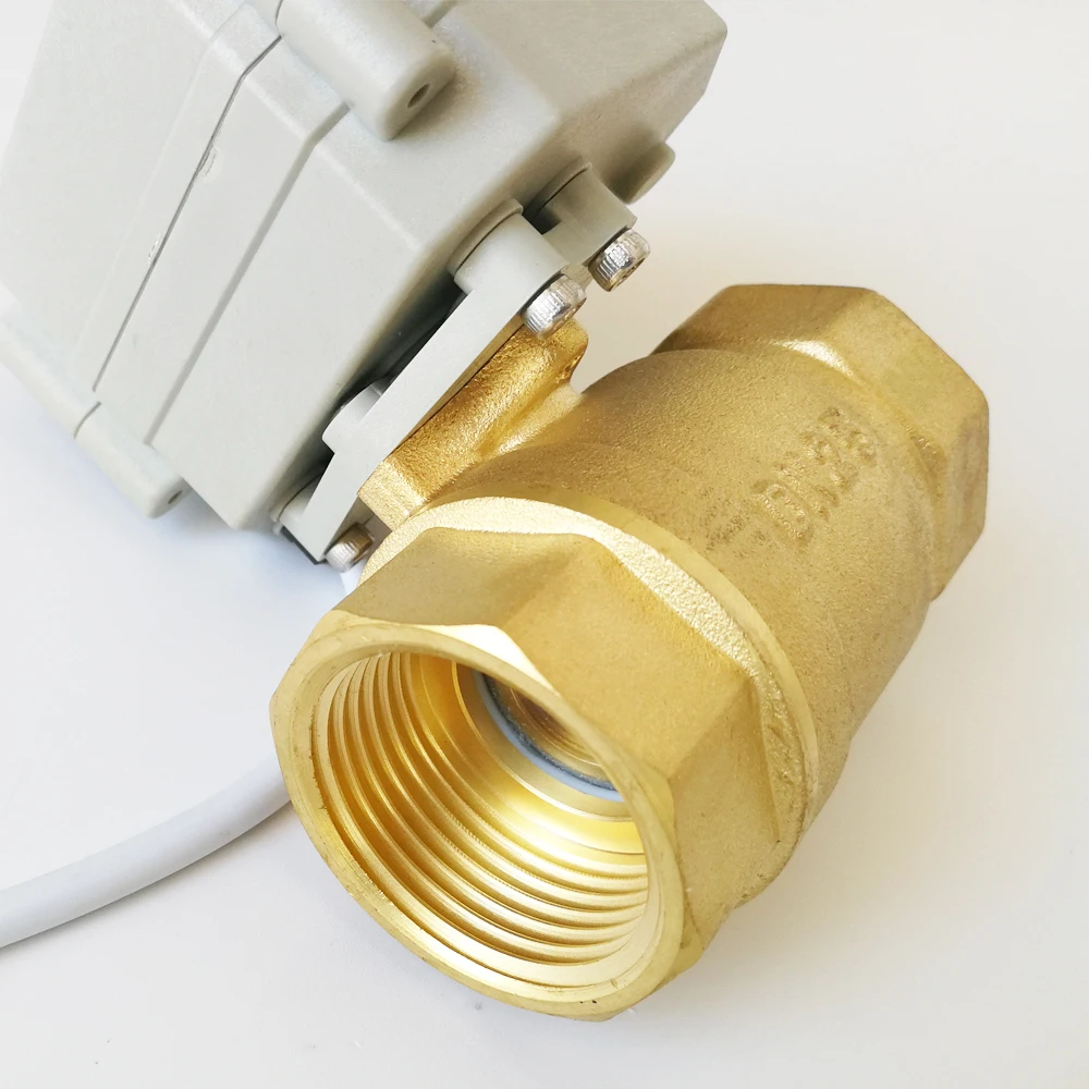 Tsai Fan DN20 Proportional Valve 0-5V 0-10V or 4-20mA 2 Way Brass/SS304 3/4\'\' DC12V DC24V For Water Modulating Control