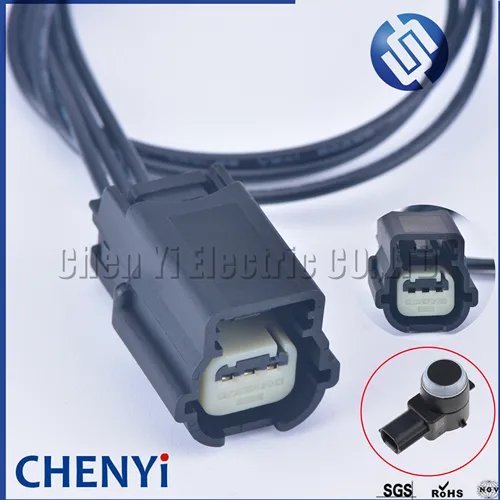 Conector de Sensor de estacionamiento PDC de 3 pines 31404-3700 enchufe de arnés impermeable para Chevrolet Cruze 13394368 13295029 13368131 13242365