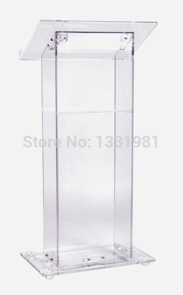 

Free shipping Detachable plexiglass dais / Acrylic school Lectern / church rostrum customized acrylic lectern acrylic podium