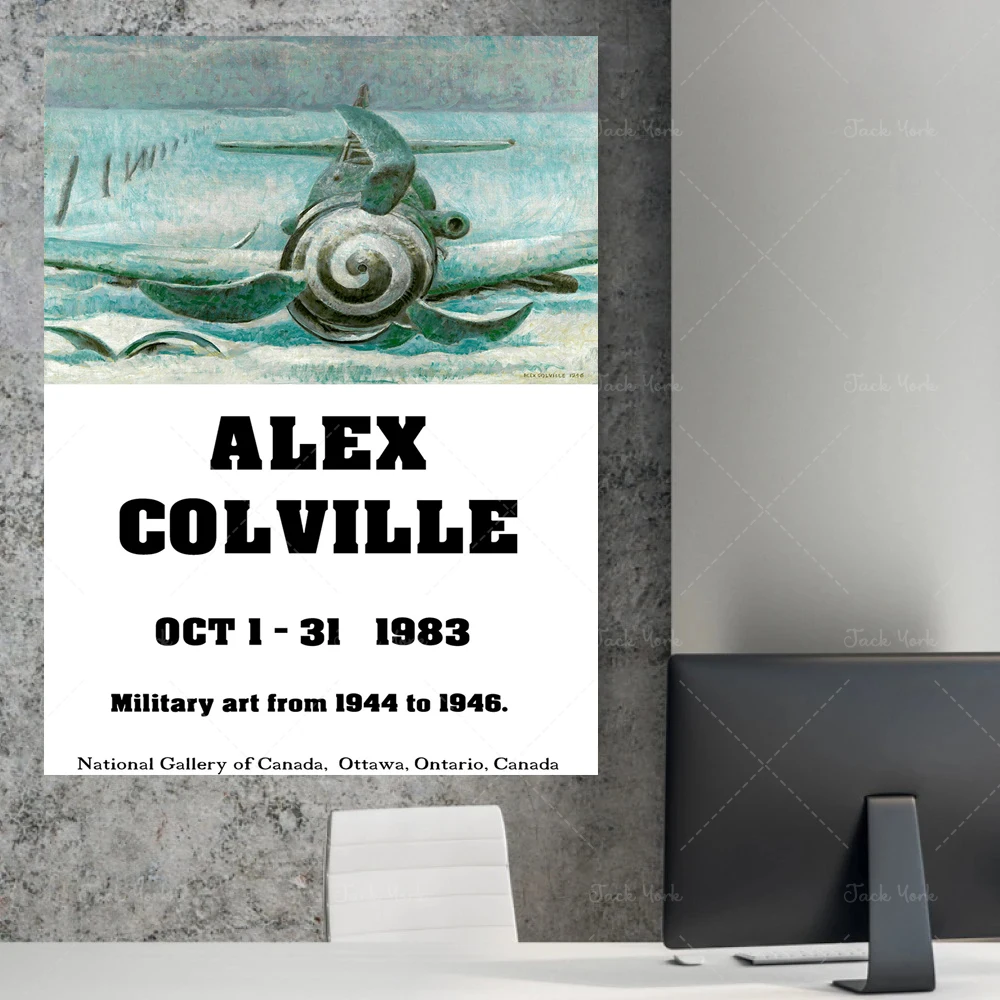 Reprint of a 1983 Vintage Canadian exhibition Poster