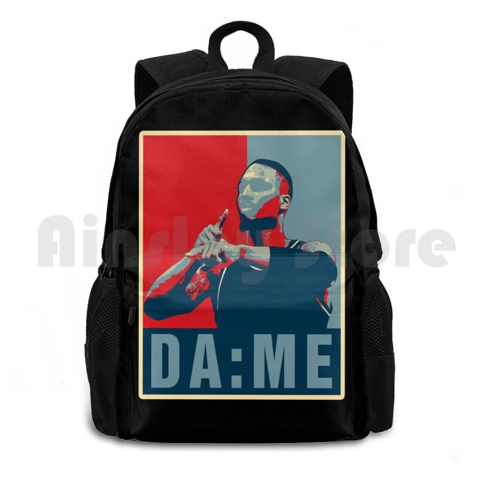 

Dame Time Obama Style Outdoor Hiking Backpack Waterproof Camping Travel Amian Lillard Basketball Dame Dolla Dame Dame Time